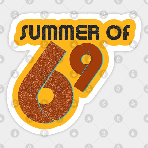 Summer of 69 Sticker by ARRIGO